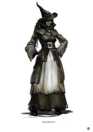 Illustration for article titled The grotesque witch concept art from Hansel & Gretel will probably turn you on